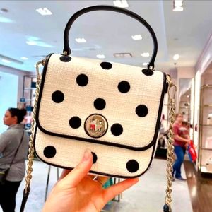 Kate Spade Natalia Embroidered Dot Square Crossbody.